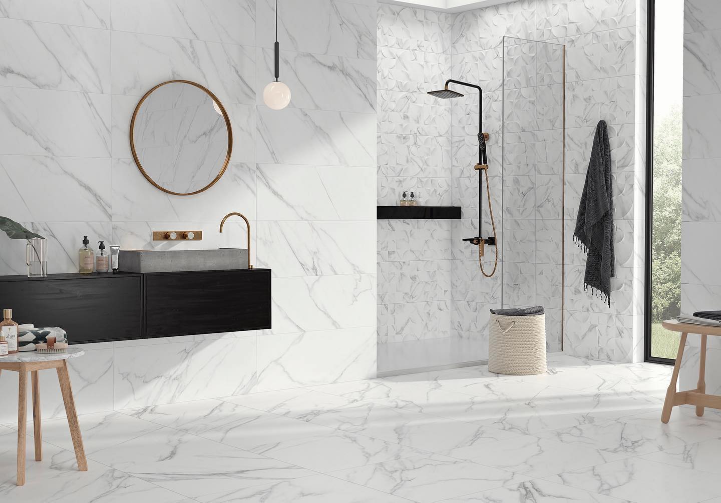 Aston White Rect. 60x60 CM Klinker - Image 3