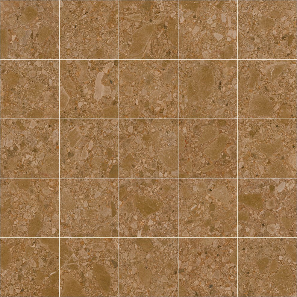 Color Brown Terrazzo Matt Rect. 60x60 CM Klinker - Image 3