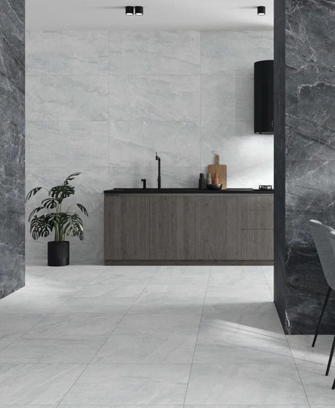 Elegant Marble White Matt Rect. 60x60 CM Klinker
