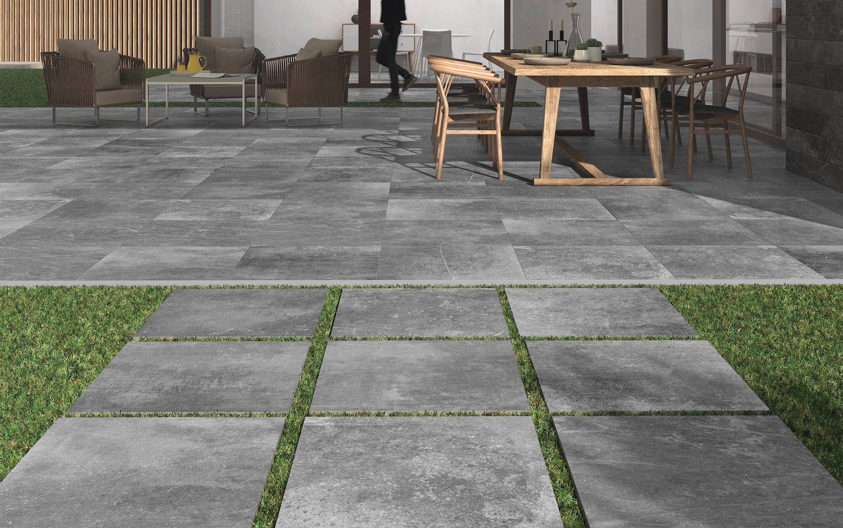 Kainos Grey Matt Rect. 30x60 CM Klinker - Image 3