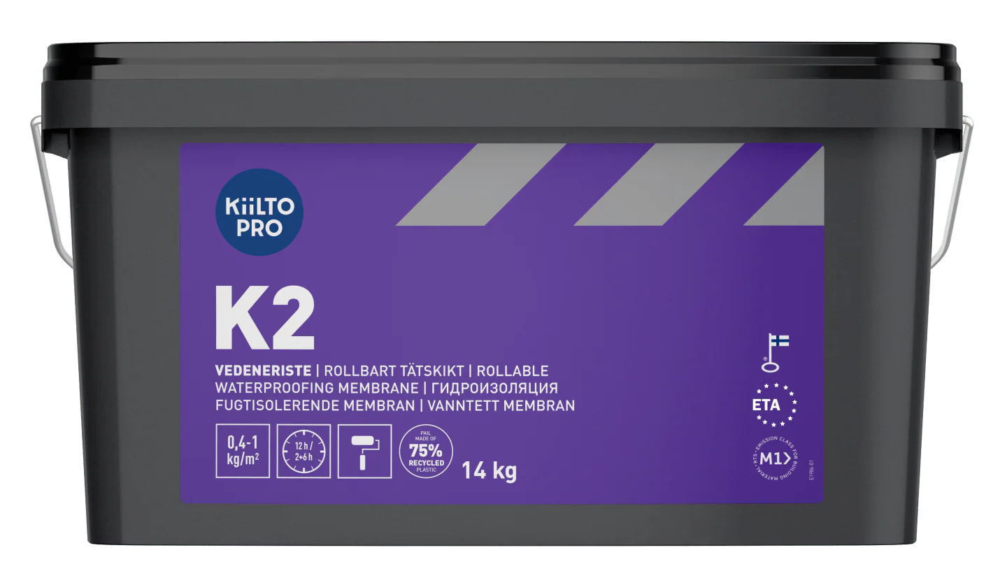 Kiilto K2 Rollbart tätskikt 14 kg - Image 2