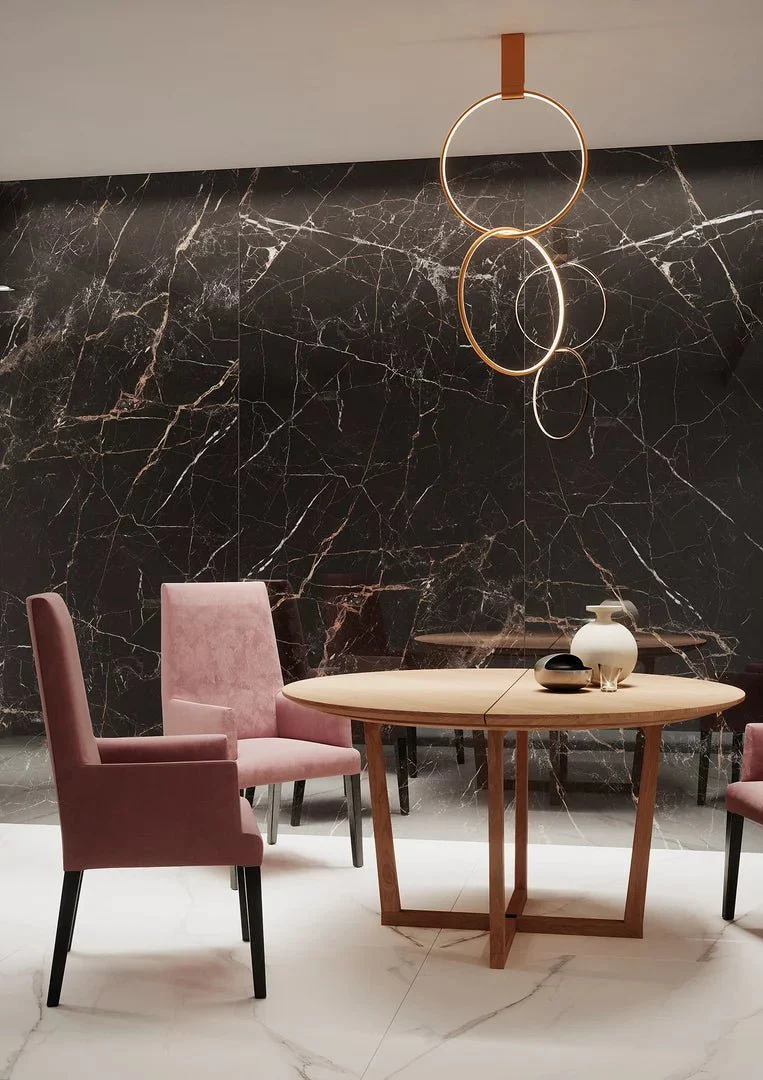 Midnight Marble Black Rect. 60x60 CM Klinker - Image 3