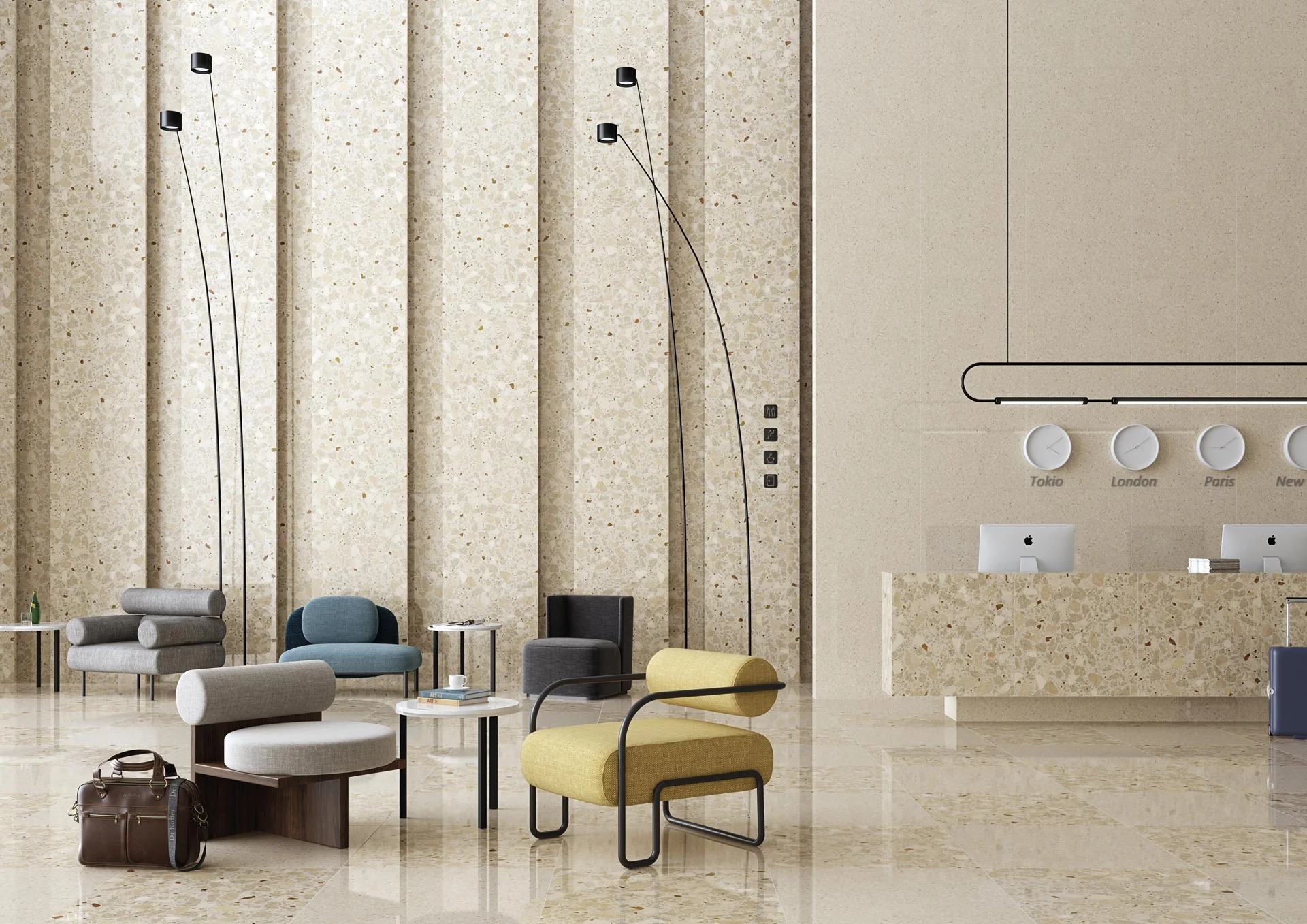 Monaco-R Beige Matt Rect. 80x80 CM Klinker