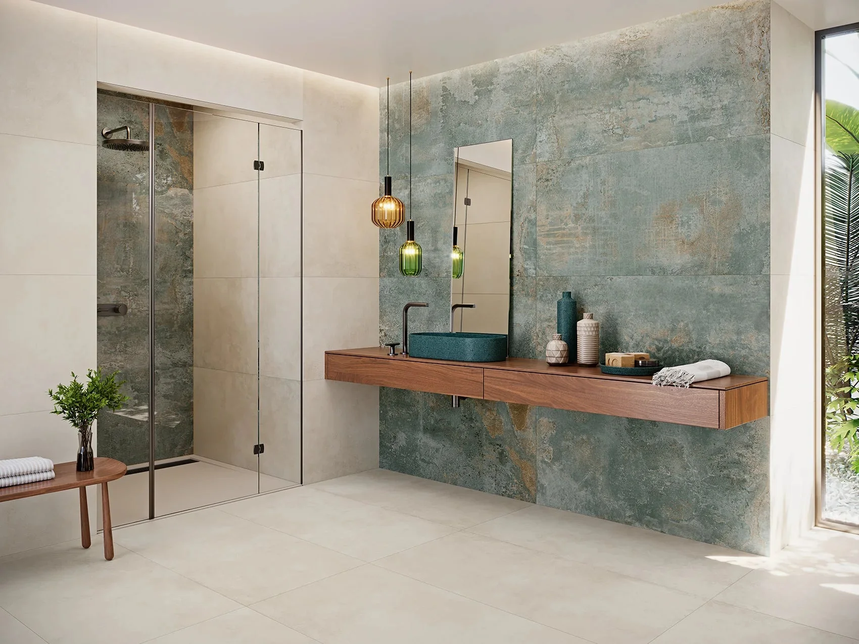Oxido Turquoise 60x120 CM Klinker