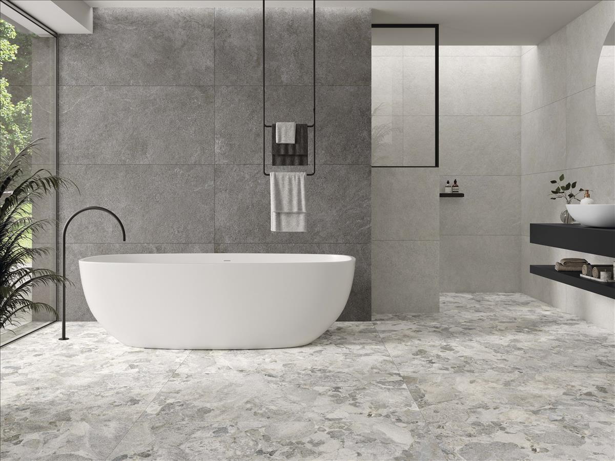 Rocca Grey Matt Rect. 60x60 CM Klinker