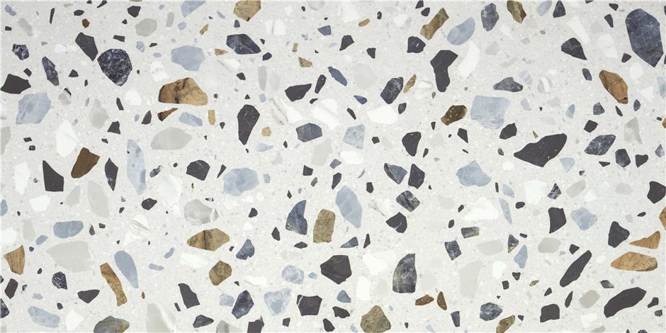 Terrazzo Stone White Matt Rect. 60X120 CM Klinker - Image 3