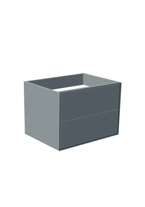 Tvättställsskåp Edge 600 Antracit med tvättställ On soft Hafa - Image 2